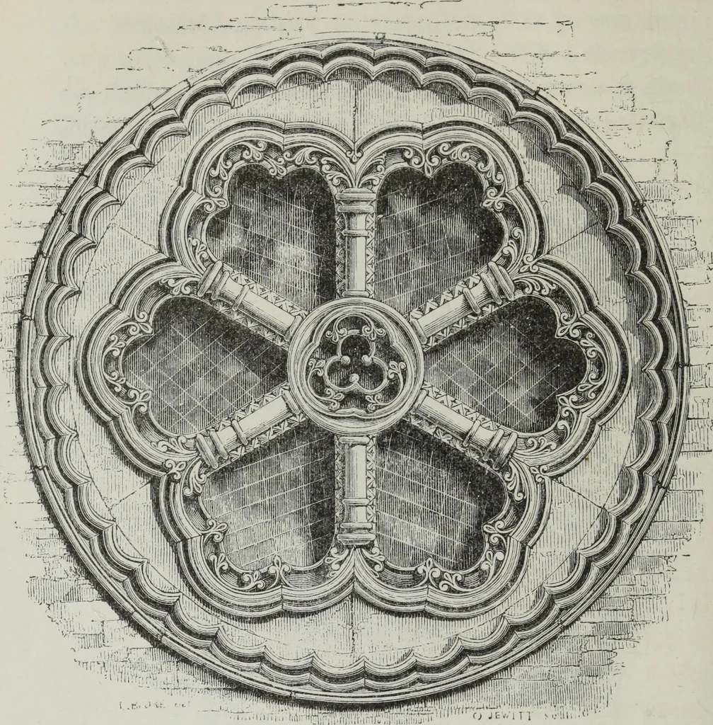 An illustration from An introduction to the study of Gothic architecture, 1881, leaf 169