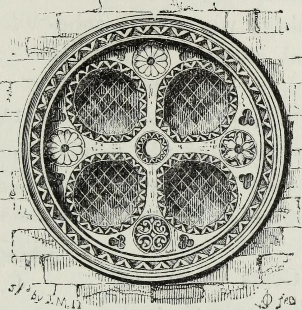 An illustration from An introduction to the study of Gothic architecture, 1881, leaf 170