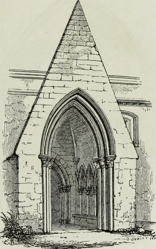 An illustration from An introduction to the study of Gothic architecture, 1881, leaf 178