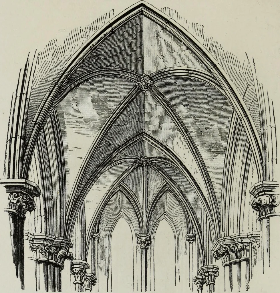 An illustration from An introduction to the study of Gothic architecture, 1881, leaf 179