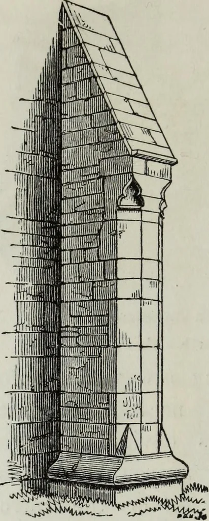An illustration from An introduction to the study of Gothic architecture, 1881, leaf 181