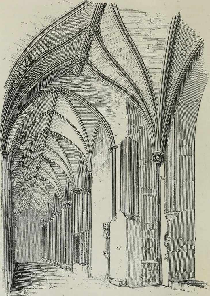 An illustration from An introduction to the study of Gothic architecture, 1881, leaf 191