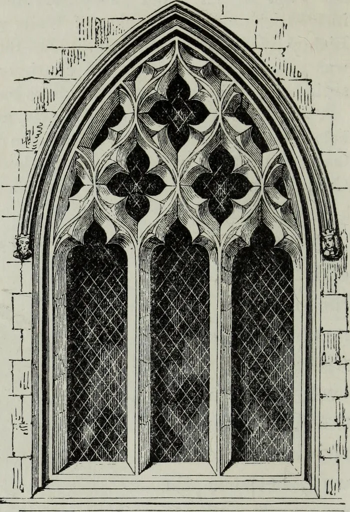An illustration from An introduction to the study of Gothic architecture, 1881, leaf 199