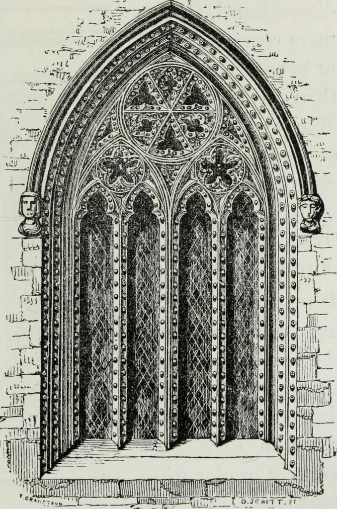 An illustration from An introduction to the study of Gothic architecture, 1881, leaf 200