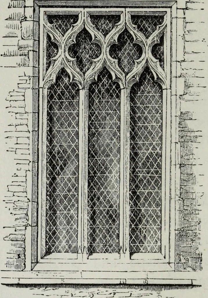 An illustration from An introduction to the study of Gothic architecture, 1881, leaf 201