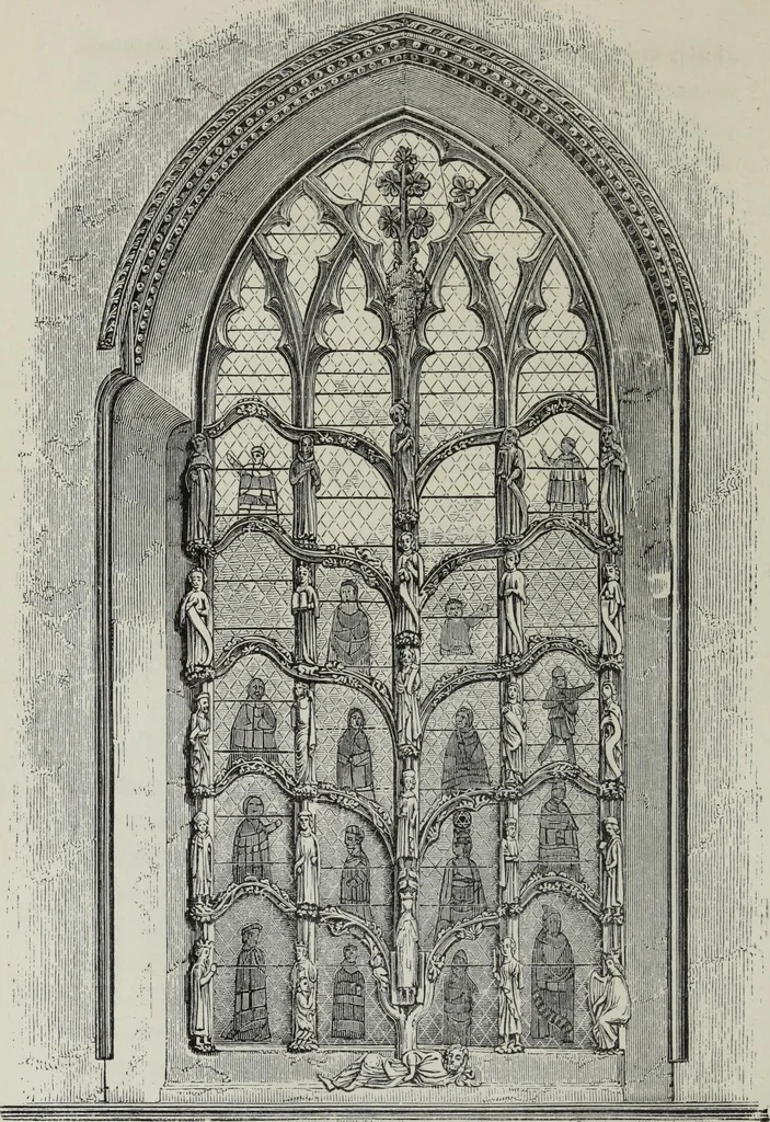 An illustration from An introduction to the study of Gothic architecture, 1881, leaf 203
