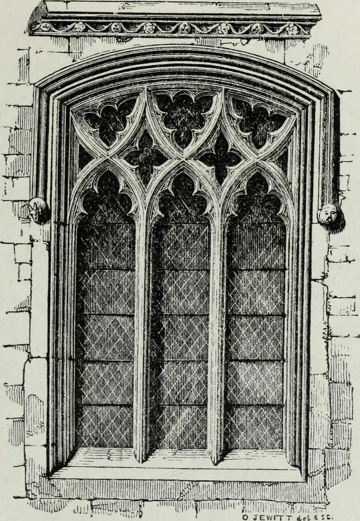 An illustration from An introduction to the study of Gothic architecture, 1881, leaf 204
