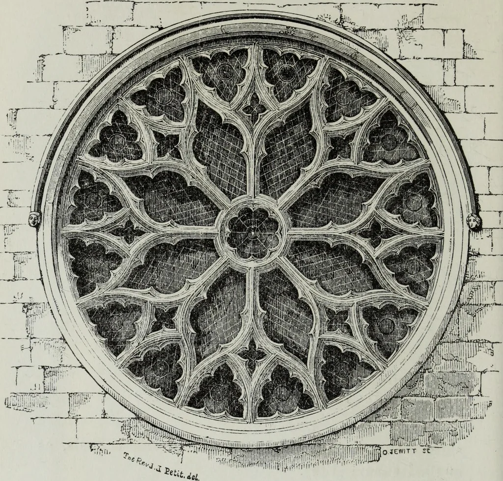 An illustration from An introduction to the study of Gothic architecture, 1881, leaf 205