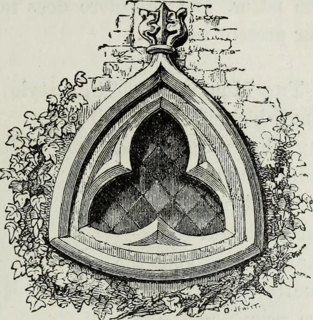 An illustration from An introduction to the study of Gothic architecture, 1881, leaf 206