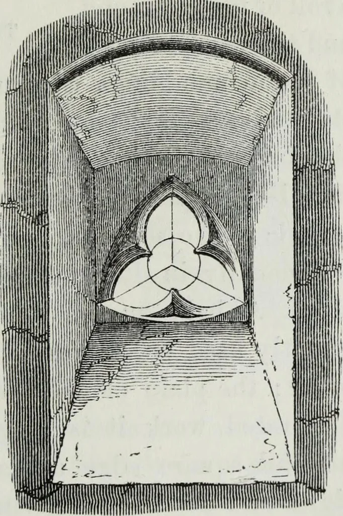 An illustration from An introduction to the study of Gothic architecture, 1881, leaf 206