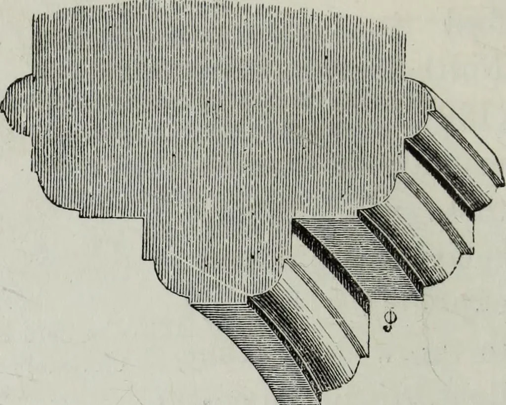 An illustration from An introduction to the study of Gothic architecture, 1881, leaf 207