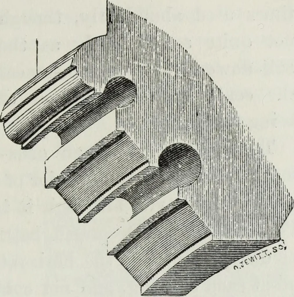 An illustration from An introduction to the study of Gothic architecture, 1881, leaf 208