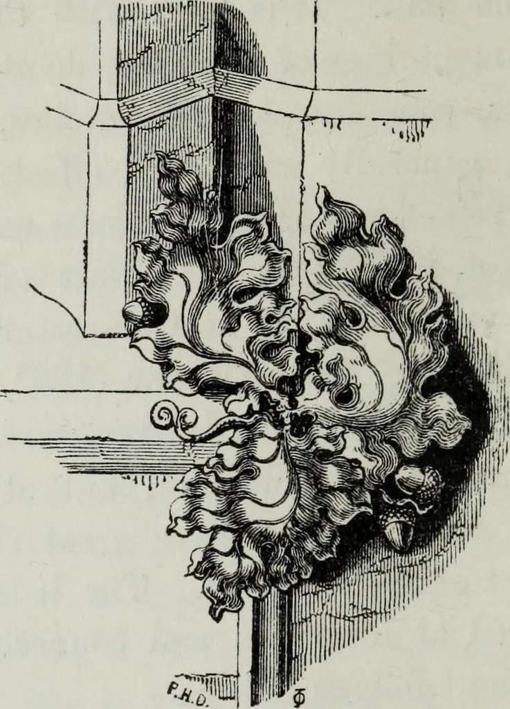 An illustration from An introduction to the study of Gothic architecture, 1881, leaf 209