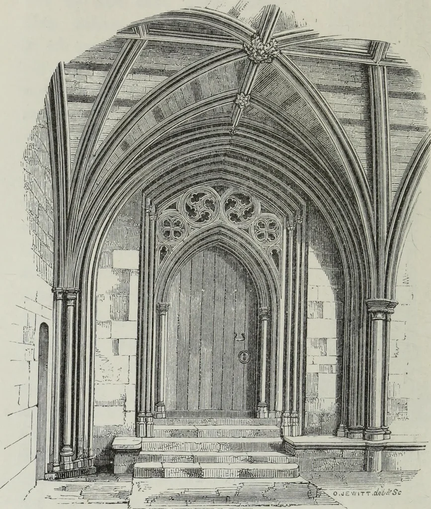 An illustration from An introduction to the study of Gothic architecture, 1881, leaf 213