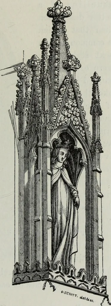 An illustration from An introduction to the study of Gothic architecture, 1881, leaf 214