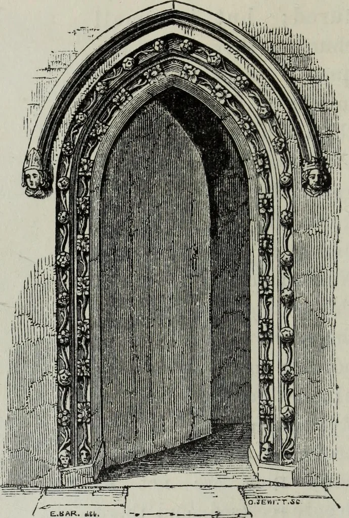 An illustration from An introduction to the study of Gothic architecture, 1881, leaf 215