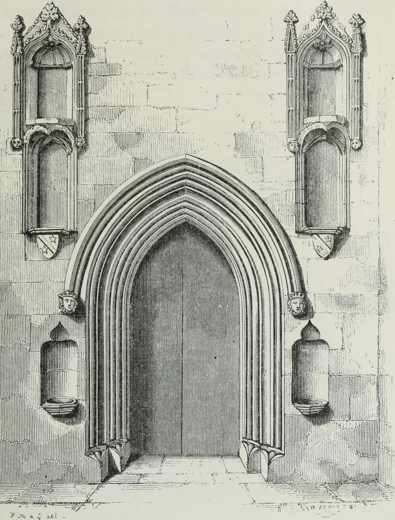 An illustration from An introduction to the study of Gothic architecture, 1881, leaf 216