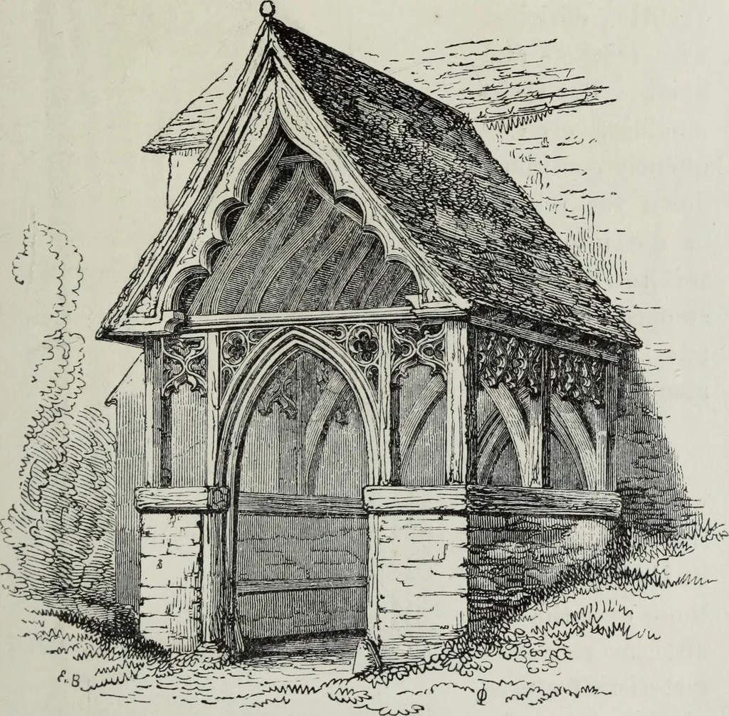 An illustration from An introduction to the study of Gothic architecture, 1881, leaf 218