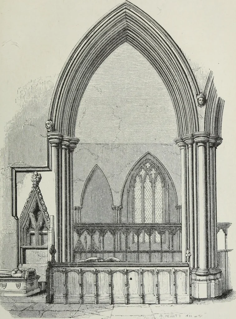 An illustration from An introduction to the study of Gothic architecture, 1881, leaf 220