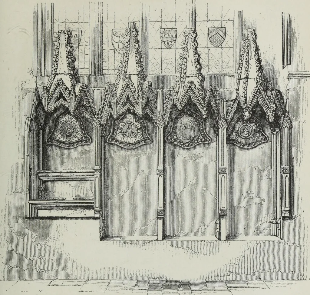 An illustration from An introduction to the study of Gothic architecture, 1881, leaf 226