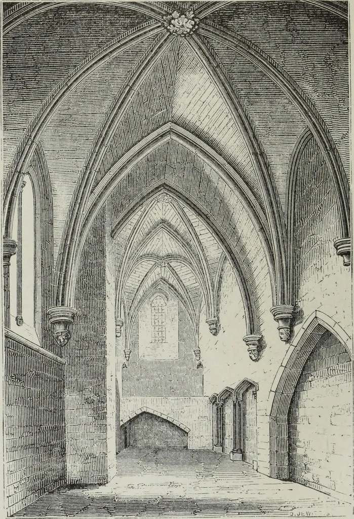 An illustration from An introduction to the study of Gothic architecture, 1881, leaf 229