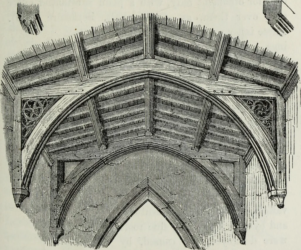 An illustration from An introduction to the study of Gothic architecture, 1881, leaf 230