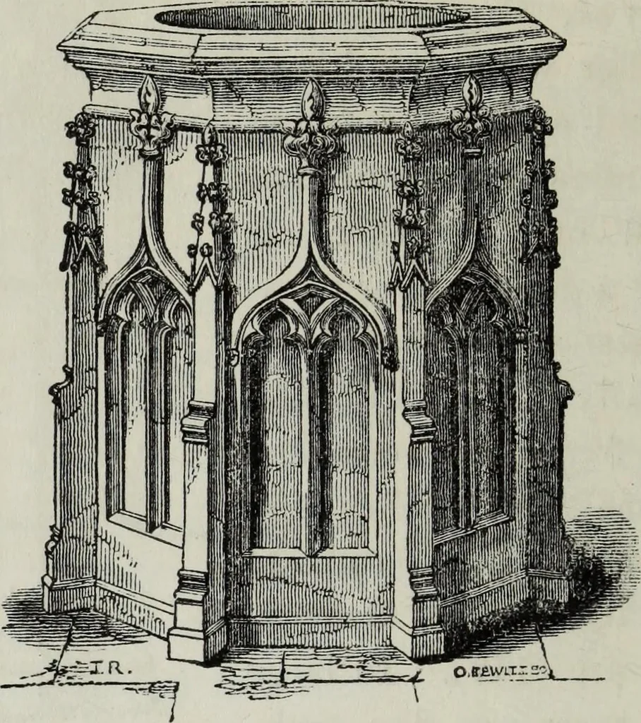 An illustration from An introduction to the study of Gothic architecture, 1881, leaf 233
