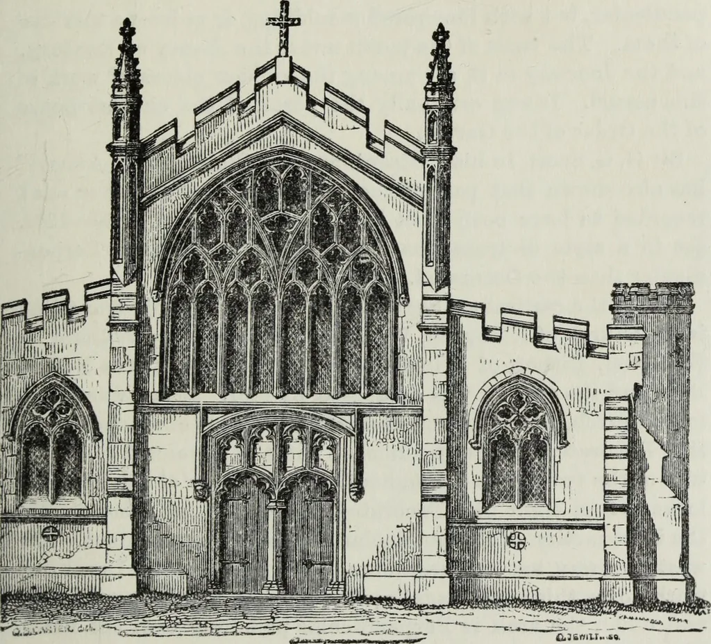 An illustration from An introduction to the study of Gothic architecture, 1881, leaf 238