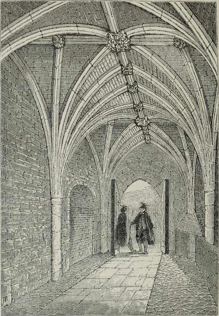 An illustration from An introduction to the study of Gothic architecture, 1881, leaf 241