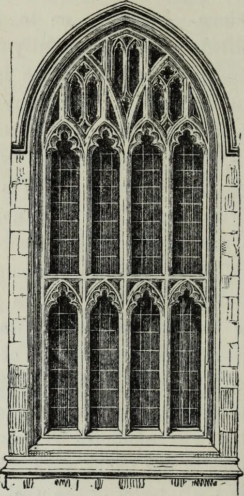 An illustration from An introduction to the study of Gothic architecture, 1881, leaf 245