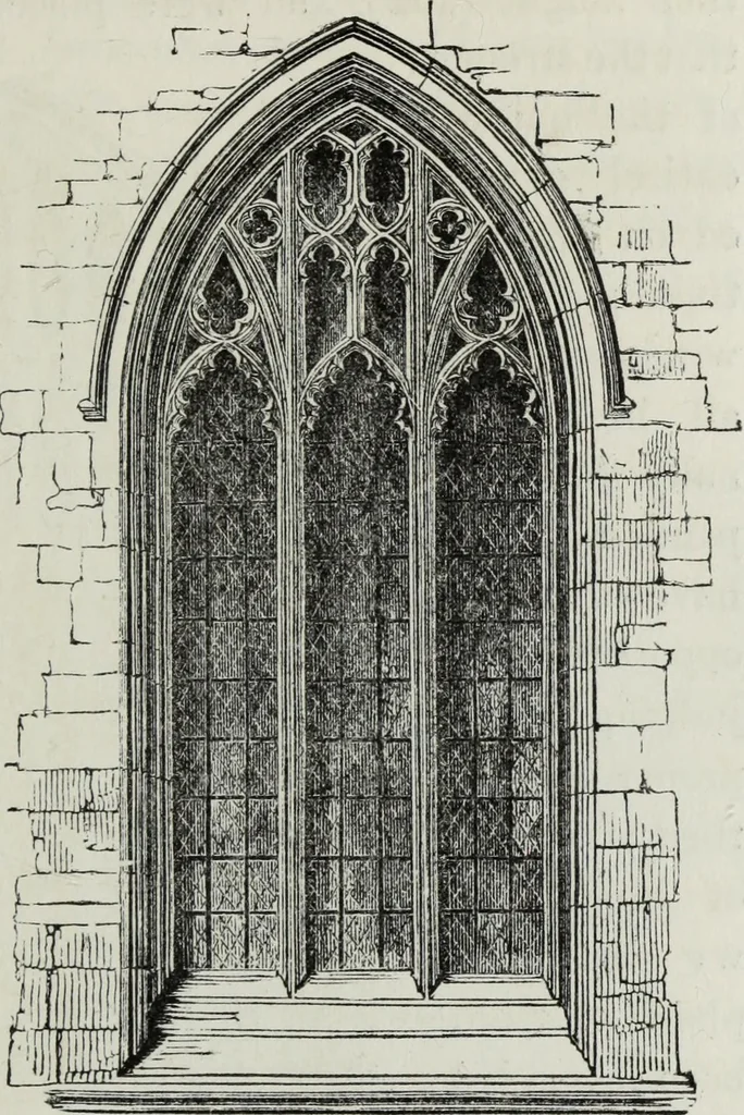An illustration from An introduction to the study of Gothic architecture, 1881, leaf 246