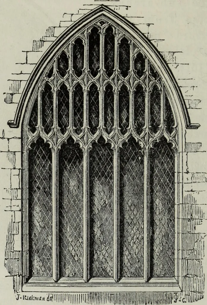 An illustration from An introduction to the study of Gothic architecture, 1881, leaf 247