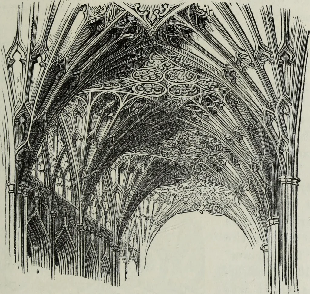 An illustration from An introduction to the study of Gothic architecture, 1881, leaf 256