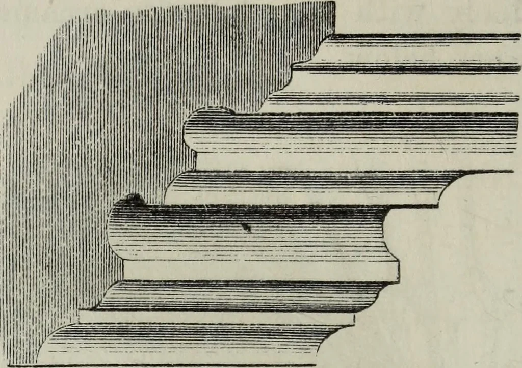 An illustration from An introduction to the study of Gothic architecture, 1881, leaf 257