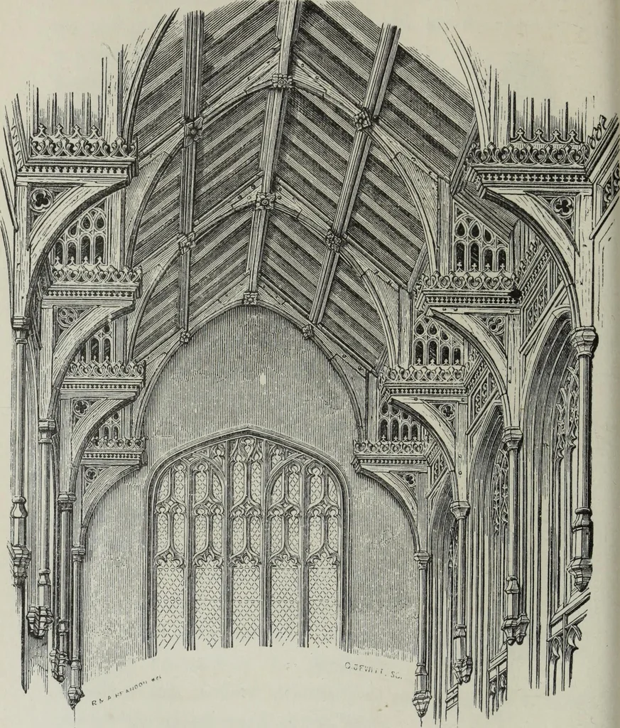 An illustration from An introduction to the study of Gothic architecture, 1881, leaf 261