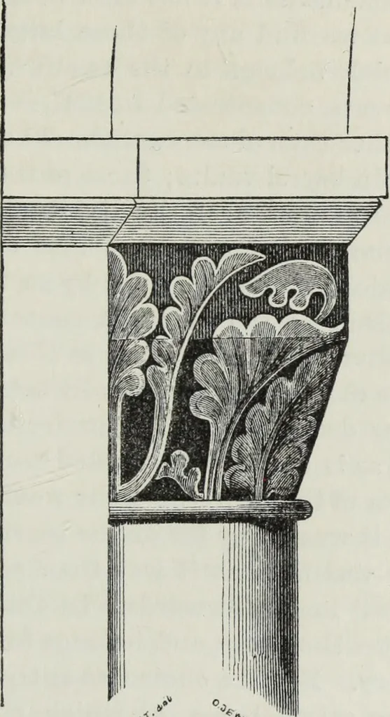 An illustration from An introduction to the study of Gothic architecture, 1881, leaf 278