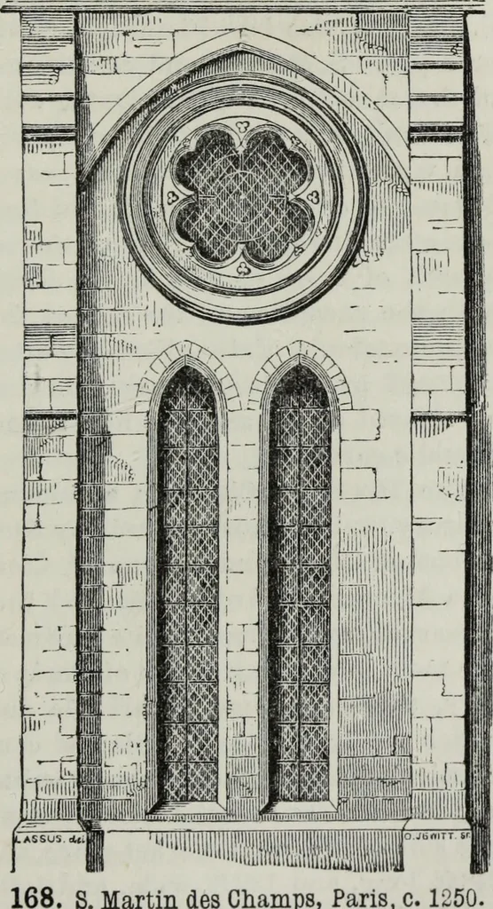 An illustration from An introduction to the study of Gothic architecture, 1881, leaf 282