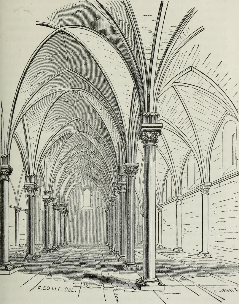 An illustration from An introduction to the study of Gothic architecture, 1881, leaf 286