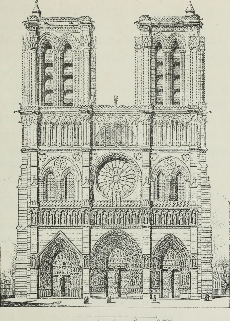 An illustration from An introduction to the study of Gothic architecture, 1881, leaf 290