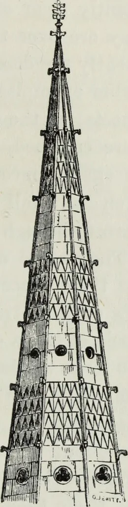 An illustration from An introduction to the study of Gothic architecture, 1881, leaf 304