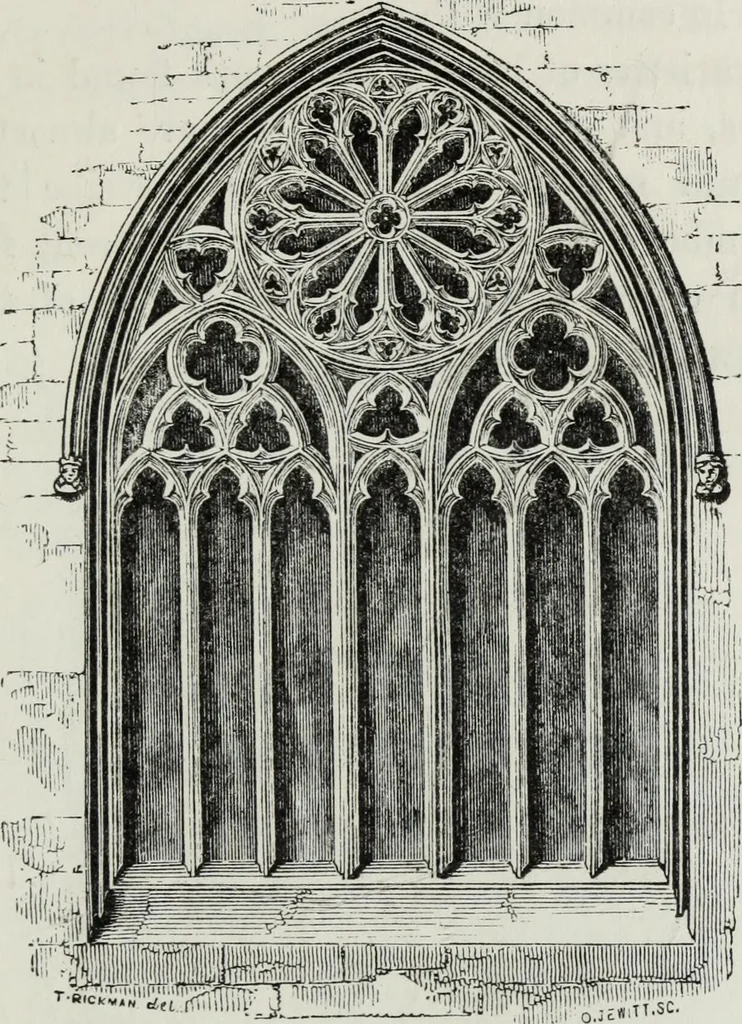 An illustration from An introduction to the study of Gothic architecture, 1881, leaf 316