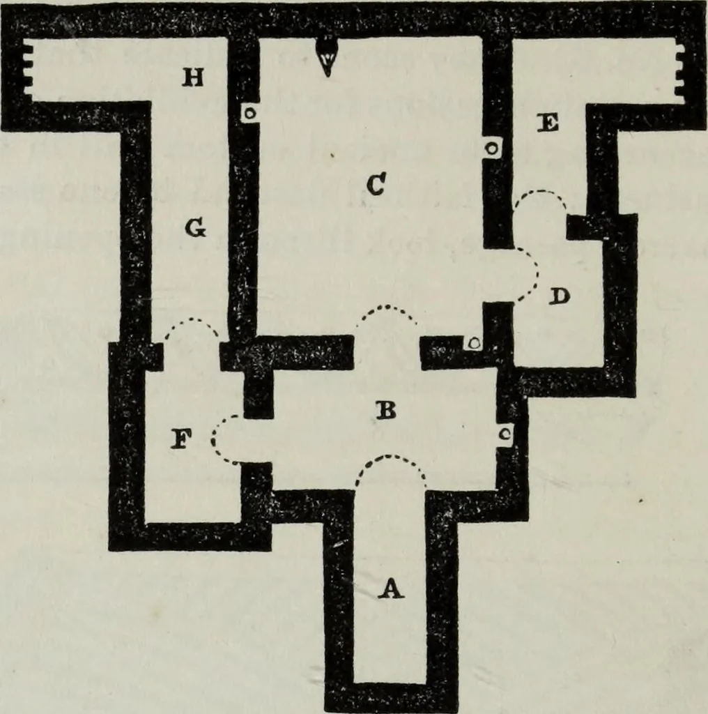 An illustration from An introduction to the study of Gothic architecture, 1881, leaf 41