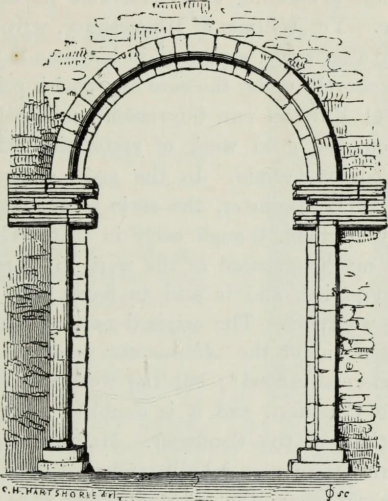 An illustration from An introduction to the study of Gothic architecture, 1881, leaf 50