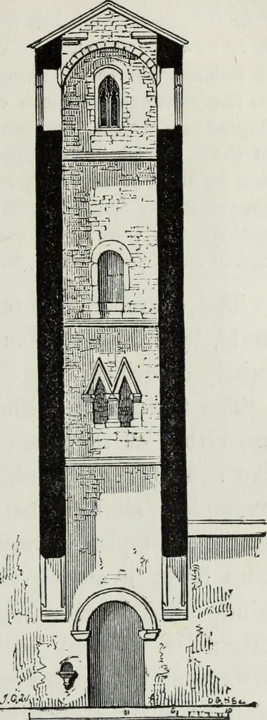 An illustration from An introduction to the study of Gothic architecture, 1881, leaf 52