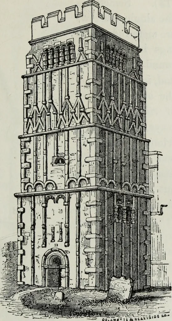 An illustration from An introduction to the study of Gothic architecture, 1881, leaf 54