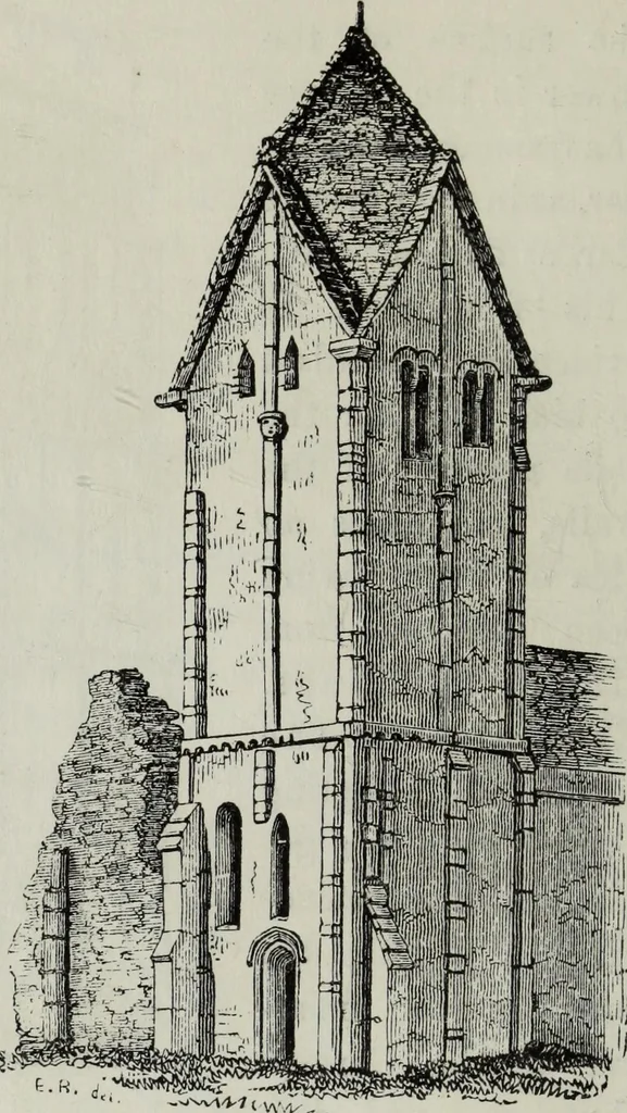 An illustration from An introduction to the study of Gothic architecture, 1881, leaf 55