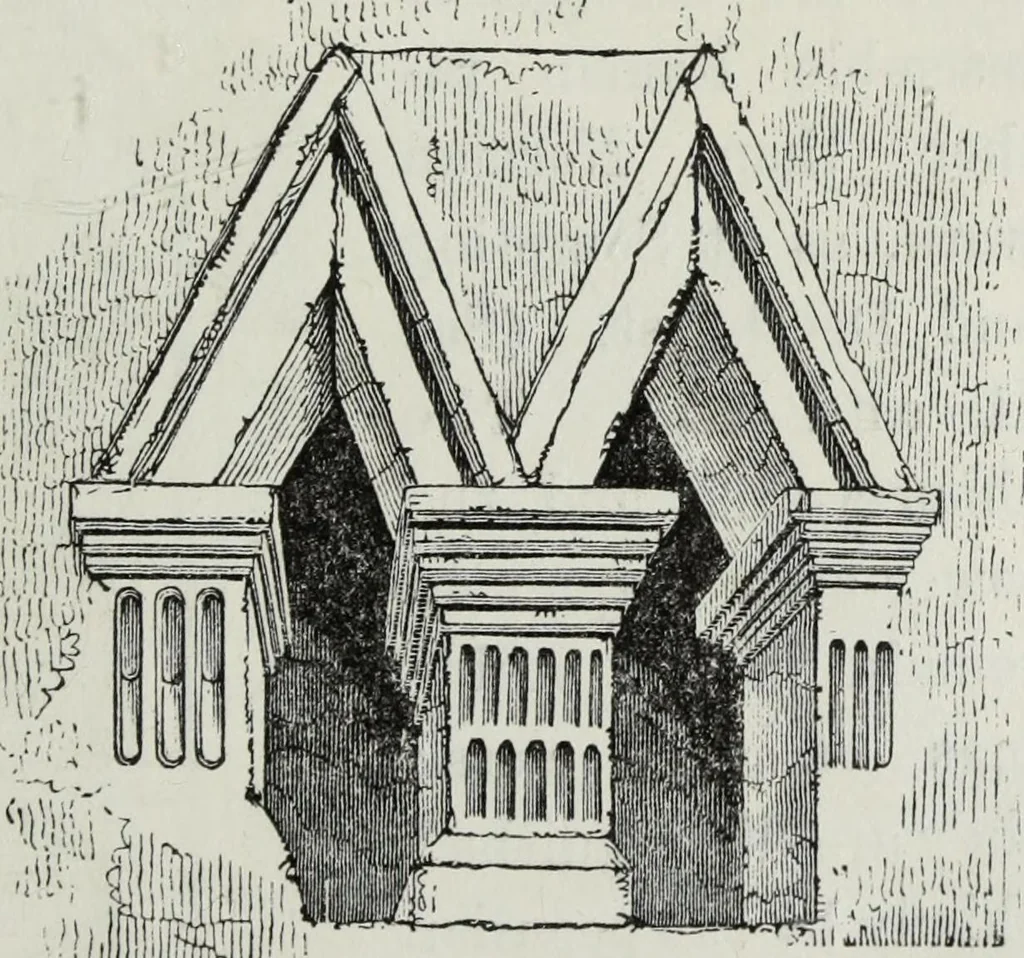 An illustration from An introduction to the study of Gothic architecture, 1881, leaf 56