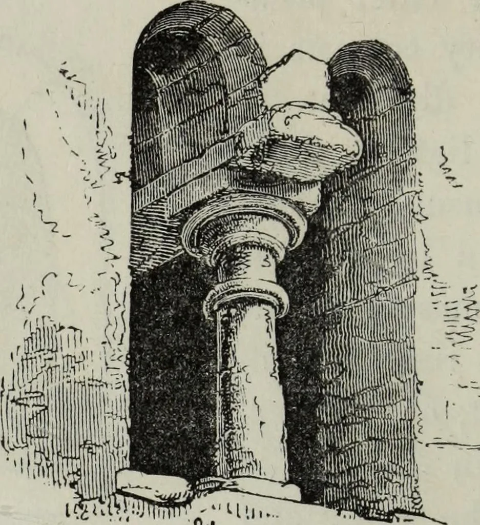 An illustration from An introduction to the study of Gothic architecture, 1881, leaf 57