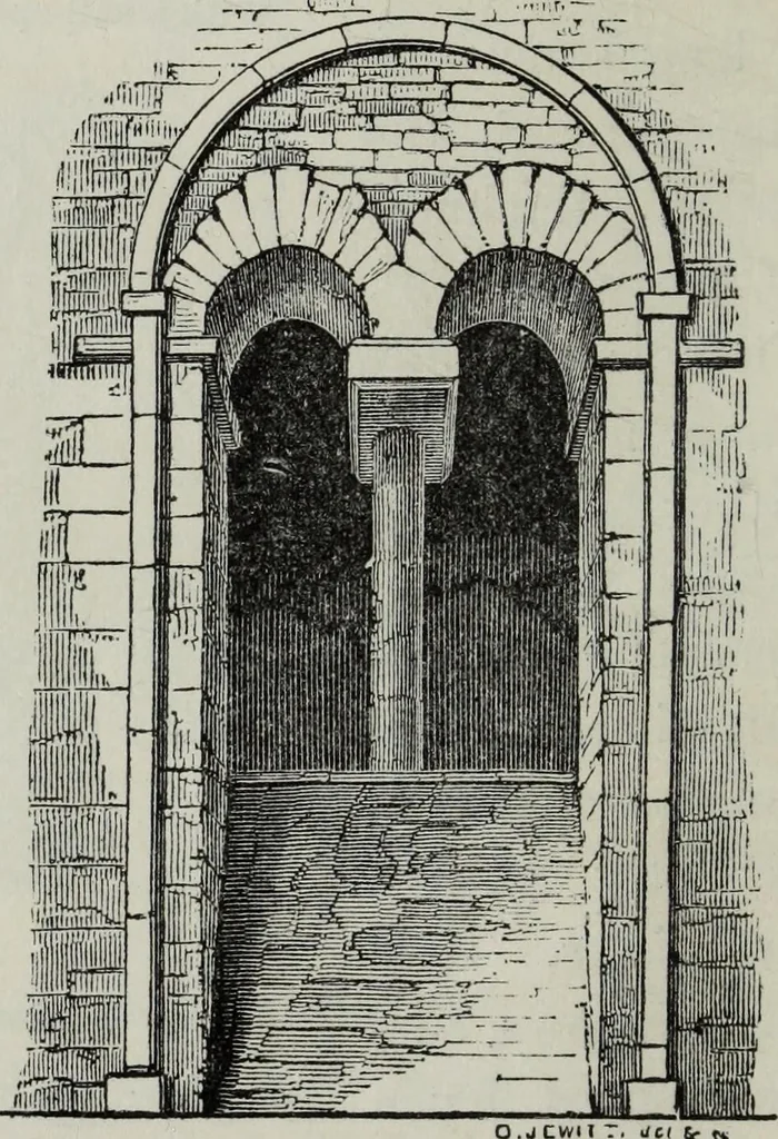 An illustration from An introduction to the study of Gothic architecture, 1881, leaf 57