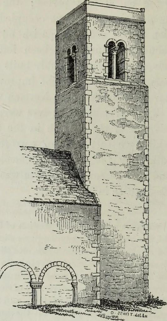 An illustration from An introduction to the study of Gothic architecture, 1881, leaf 63
